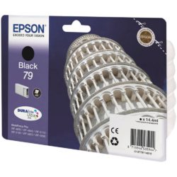 Epson Tower of Pisa 79 DURABrite Ultra Ink, Ink Cartridge, Black Single Pack, C13T79114010